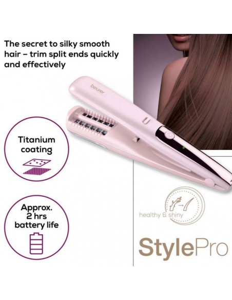 Brosse Coupe Fourche Beurer HT22 - Rose