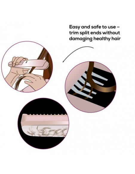 Brosse Coupe Fourche Beurer HT22 - Rose