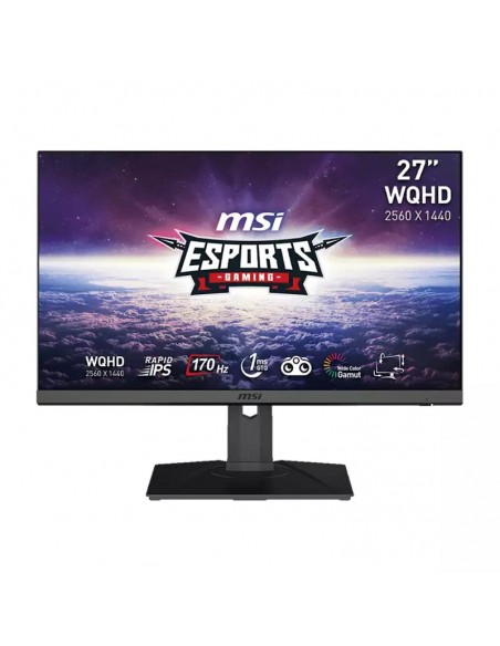 Ecran Gamer MSI G272QPF 27'' Fast IPS WQHD, 170 HZ, 1 Ms Ecran Gamer MSI G272QPF 27'' Fast IPS WQHD, 170 HZ, 1 Ms