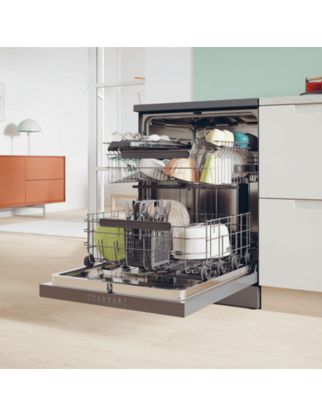 Lave-vaisselle CANDY CF6D4F0A / 60 cm / 16 Couverts / Gris Charbon Lave-vaisselle CANDY CF6D4F0A / 60 cm / 16 Couverts / Gris Charbon