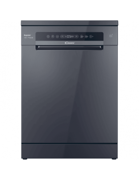 Lave-vaisselle CANDY CF6D4F0A / 60 cm / 16 Couverts / Gris Charbon Lave-vaisselle CANDY CF6D4F0A / 60 cm / 16 Couverts / Gris Charbon