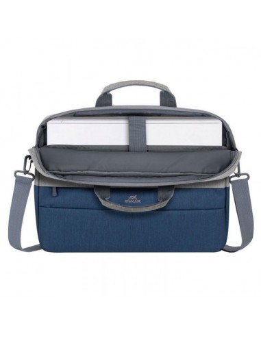 Sacoche RIVACASE Pour PC Portable 15.6'' - Gris & Bleu (7532)