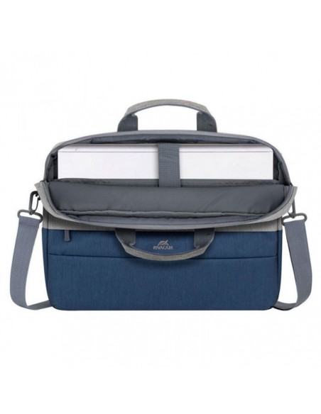 Sacoche RIVACASE Pour PC Portable 15.6'' - Gris & Bleu (7532)