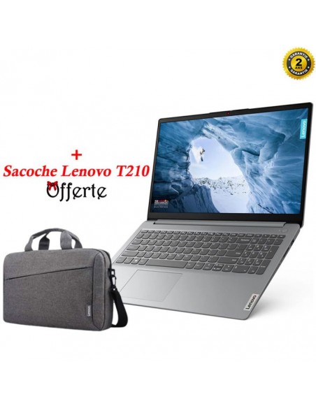 PC Portable LENOVO IdeaPad 1 15IGL7 Intel Celeron N4020 8Go 256Go SSD - Gris PC Portable LENOVO IdeaPad 1 15IGL7 Intel Celeron N4020 8Go 256Go SSD - Gris