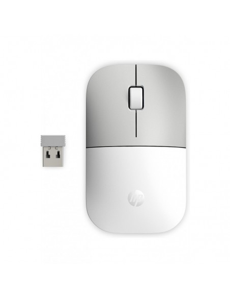 Souris sans fil HP Z3700 Blanc CERAMIC & argent Souris sans fil HP Z3700 Blanc CERAMIC & argent