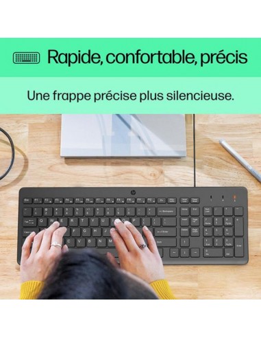 Clavier Filaire HP 150 - Noir