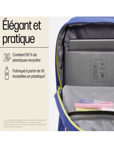 Sac à dos HP Campus Pour Ordinateur Portable 15.6'' - Bleu&Jaune Sac à dos HP Campus Pour Ordinateur Portable 15.6'' - Bleu&Jaune