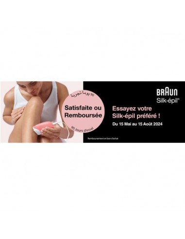 Épilateur Rechargeable BRAUN Série5 wet&dry - Rose Épilateur Rechargeable BRAUN Série5 wet&dry - Rose