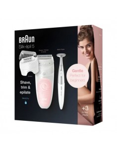 Épilateur Rechargeable BRAUN Série5 wet&dry - Rose 2
