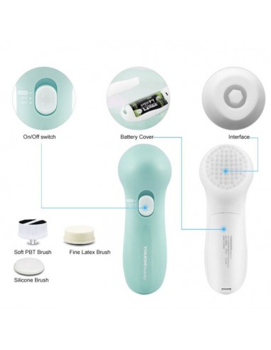 Brosse De Nettoyage Visage Electrique TOUCHBEAUTY TB-0525A - Blanc