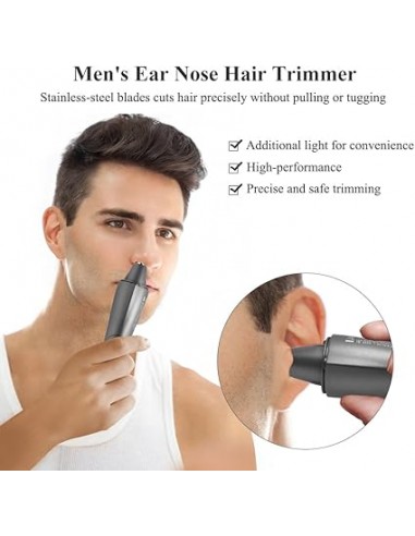 TouchBeauty Tondeuse pour les poils du nez et des oreilles - AG-0959
