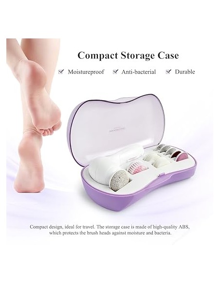 Set de Manucure et Pédicure 9 en 1, Râpe électrique TouchBeauty TB-0601B