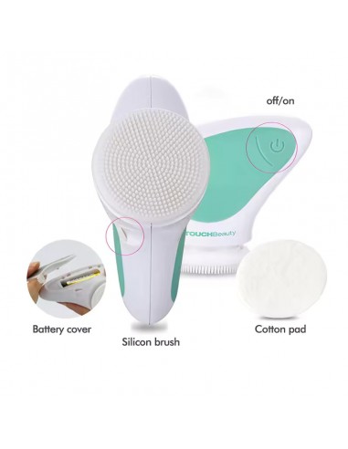 TOUCHBeauty TB-1288 mini brosse faciale en silicone brosse faciale électrique brosse nettoyante TOUCHBeauty TB-1288 mini brosse faciale en silicone brosse faciale électrique brosse nettoyante