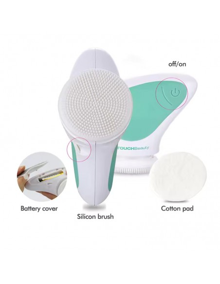 TOUCHBeauty TB-1288 mini brosse faciale en silicone brosse faciale électrique brosse nettoyante TOUCHBeauty TB-1288 mini brosse faciale en silicone brosse faciale électrique brosse nettoyante