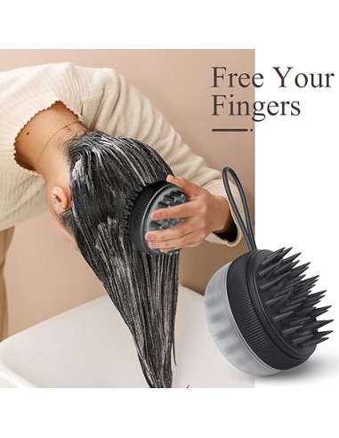 Brosse à shampoing pour cheveux TOUCHBeauty PL-2251B (noir)