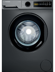 Machine à laver Automatique Telefunken MACH-8KG1200TDG - Noir & Gris
