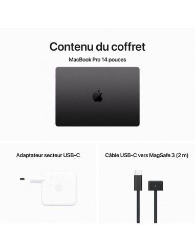 Apple MacBook Pro M3 Pro 14" / 18 Go / 1 To / Noir sidéral