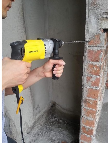 Outil électrique Stanley, perceuse à percussion filaire 13 mm 800 W, Stdh8013K-B5