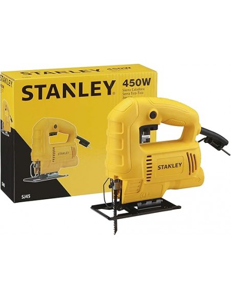 Scie sauteuse Stanley, 450 W, vitesse variable, filaire, pour couper le bois Scie sauteuse Stanley, 450 W, vitesse variable, filaire, pour couper le bois