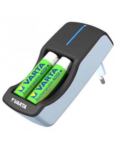 Chargeur Varta Mini avec 2 piles AA 2100mAh (57646101451)