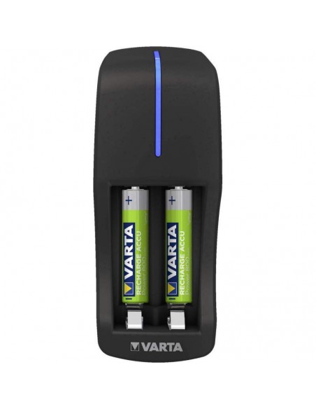 Chargeur Varta Mini avec 2 piles AAA 800mAh (57646201421) Chargeur Varta Mini avec 2 piles AAA 800mAh (57646201421)
