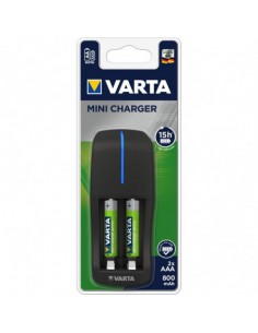 Chargeur Varta Mini avec 2 piles AAA 800mAh (57646201421)