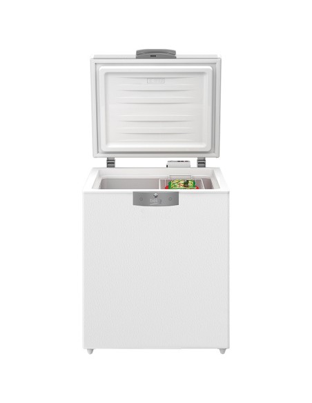 Congélateur horizontal économique BEKO porte ouverte Congélateur horizontal économique BEKO porte ouverte