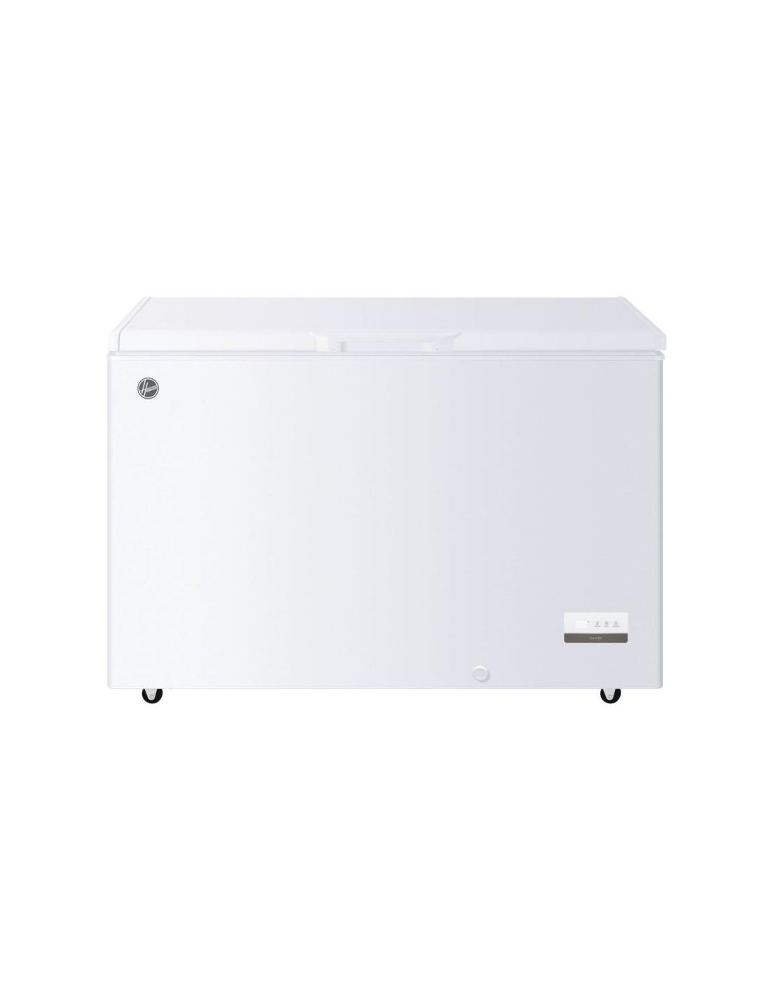 Congélateur Horizontal Hoover HHCH512EL vue avant blanc