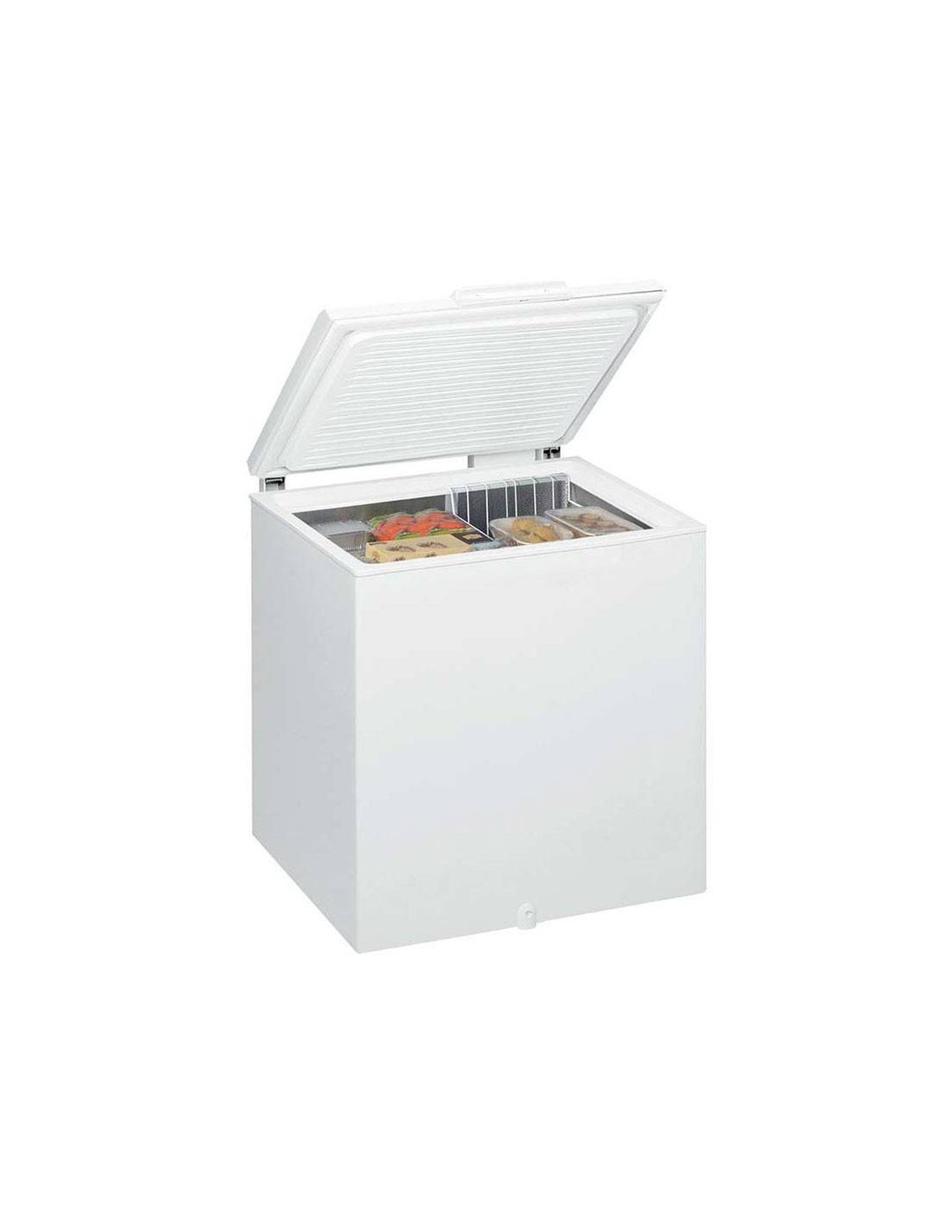 Congélateur Horizontal WHIRLPOOL CF28A vue avant blanc