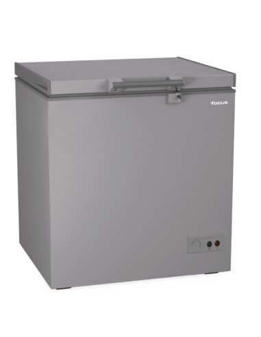 Congélateur coffre Focus 200L silver rangement alimentaire pratique