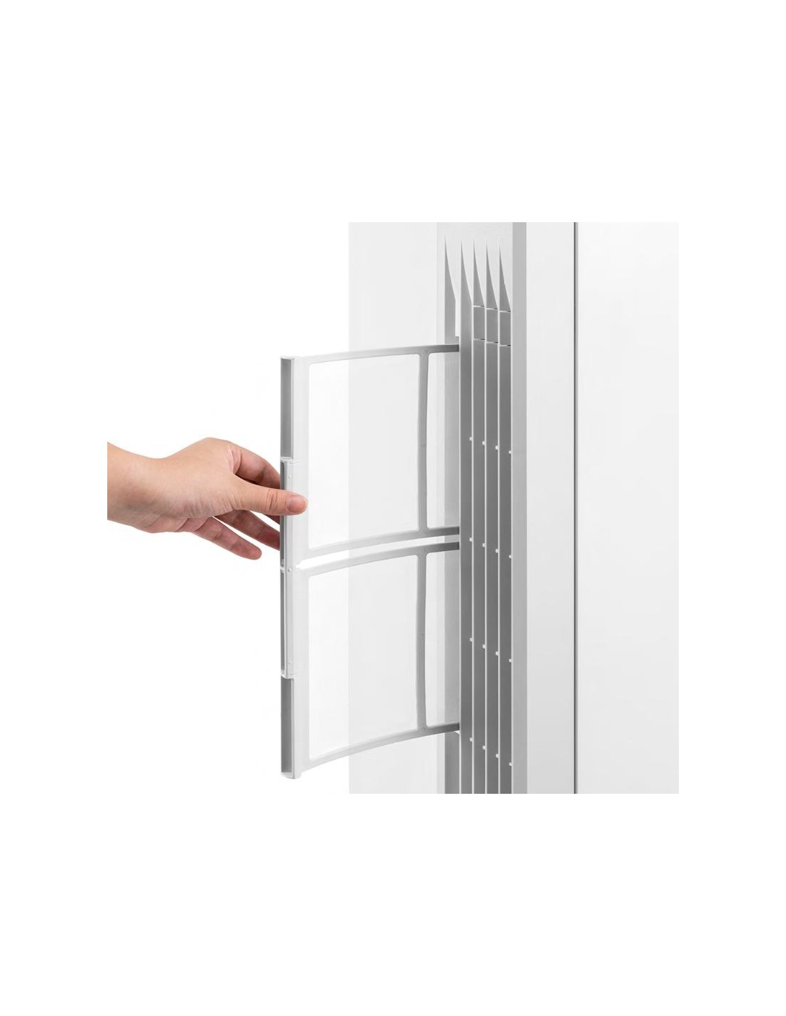 climatiseur armoire condor sur pied design moderne blanc