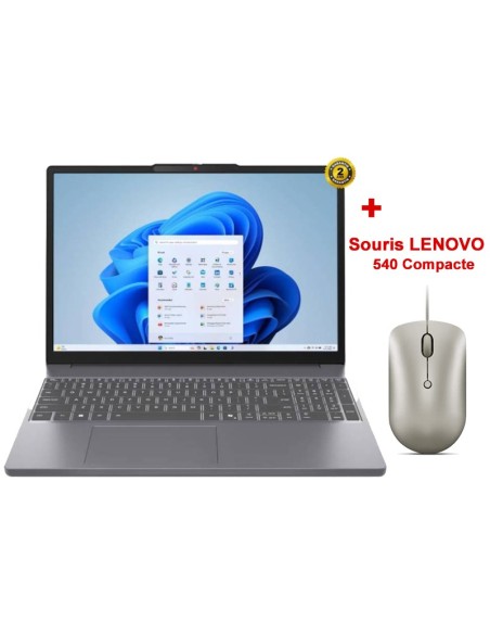 ordinateur portable Lenovo 8Go RAM 256Go SSD vue latérale