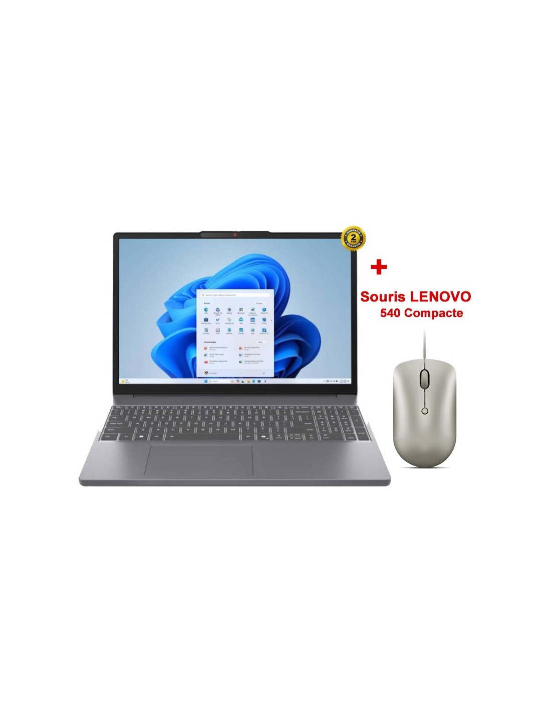 LENOVO IdeaPad Slim 3 15IRH10 gris avec écran WUXGA IPS