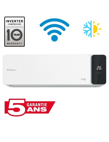 Climatiseur Biolux 12000 BTU technologie inverter haute efficacité
