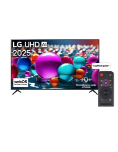 TV LG 50 pouces AI UA85 4K Smart design noir élégant