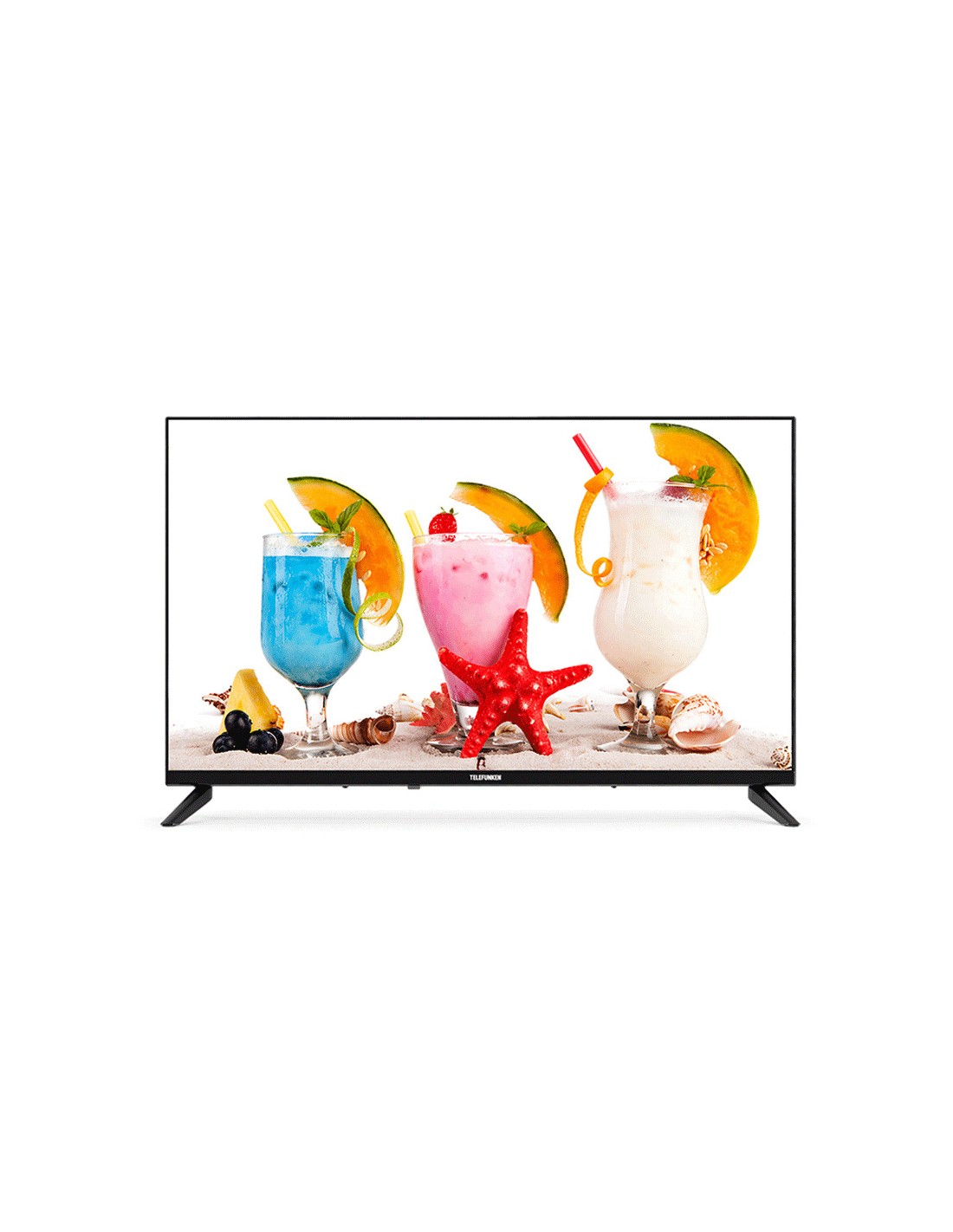 Téléviseur TELEFUNKEN 50 pouces QLED Full HD salon moderne