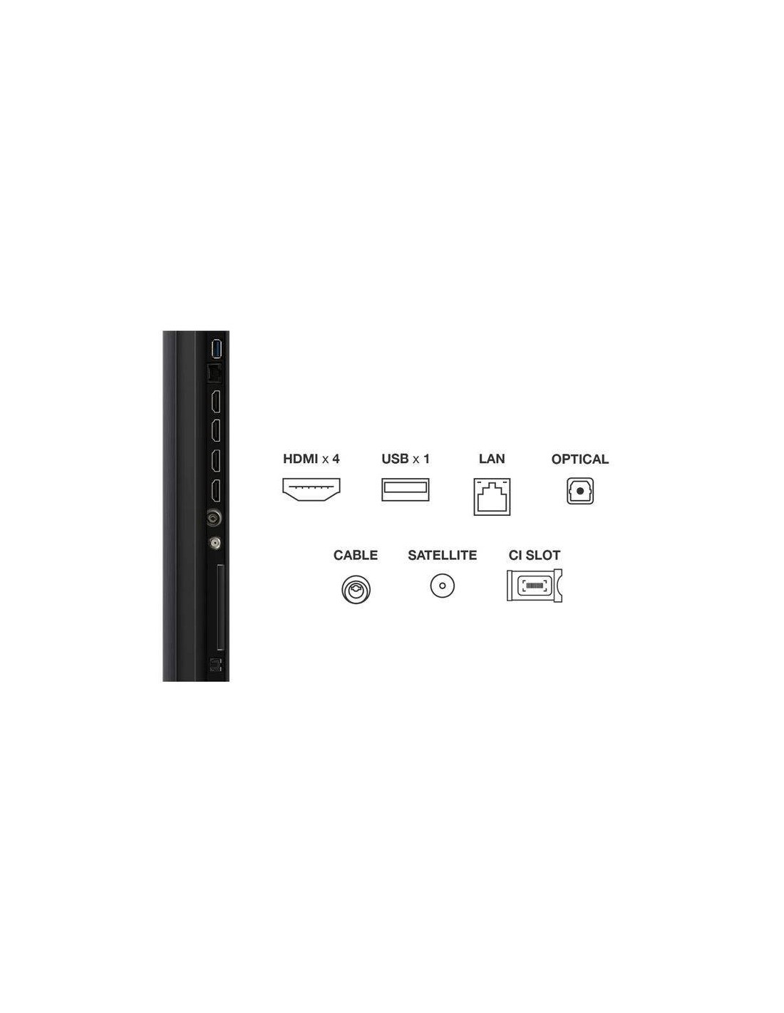TV TCL C6K 98 pouces design noir élégant salon moderne