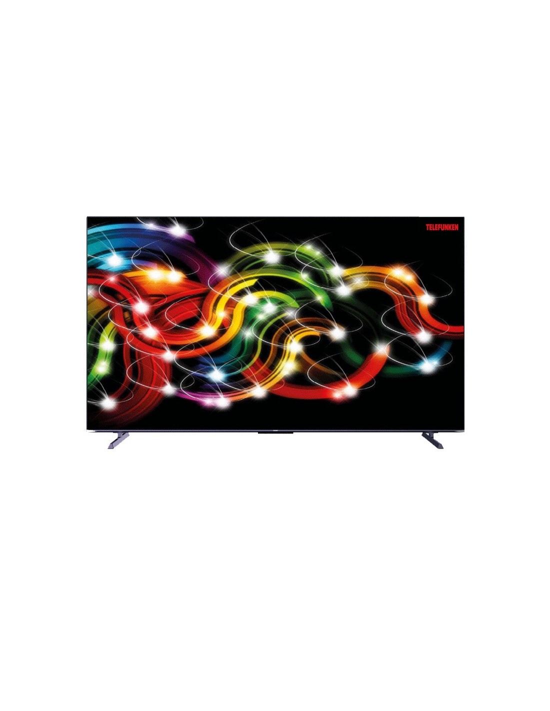 TV TELEFUNKEN A4F 100 pouces QLED 4K Smart Google TV vue frontale