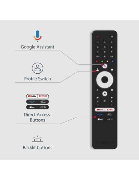 TV Thomson 43" 43UG4S14 avec Dolby Audio et Google Assistant TV Thomson 43" 43UG4S14 avec Dolby Audio et Google Assistant