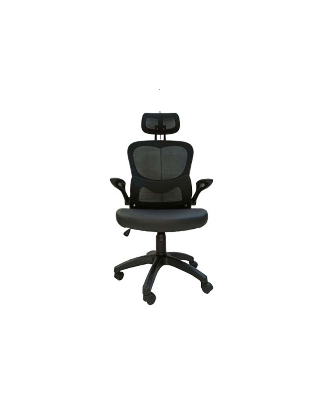 Chaise Directeur Molo noir réglable avec support lombaire ergonomique