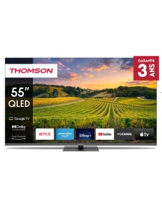 TV Thomson 55QG5C14 QLED Plus Google TV angle de vue