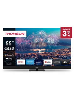TV Thomson 55QG6C14 QLED Plus grand écran salon élégant
