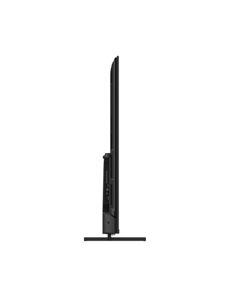 Tv Thomson 65 pouces design noir pieds latéraux Tv Thomson 65 pouces design noir pieds latéraux