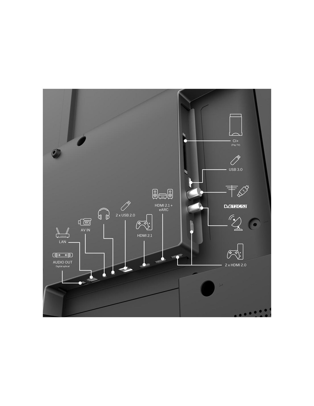 Téléviseur Thomson 65 pouces QLED Pro avec Google TV intégré