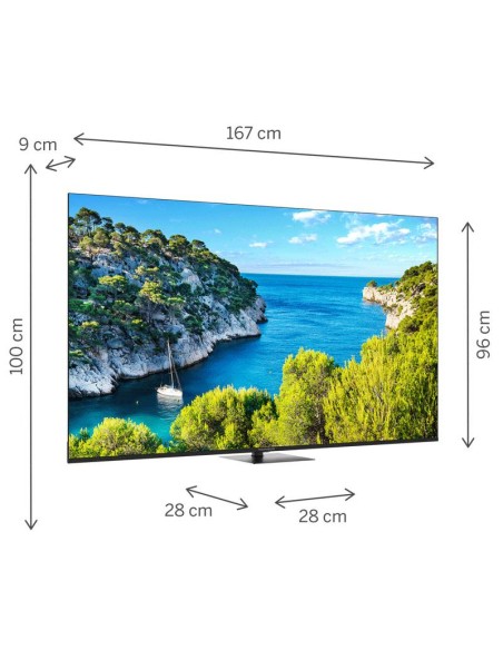 Google TV Thomson 75 pouces compatible Netflix YouTube et Prime