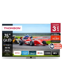 TV Thomson 75QG7C14 noir avec technologie Dolby Vision HDR10