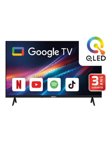 television vega 50 pouces chromecast intégré netflix youtube