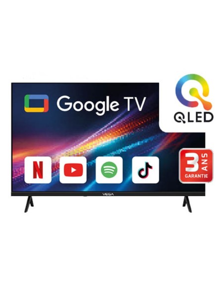 television vega 50 pouces chromecast intégré netflix youtube