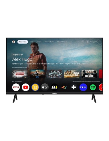 tv vega 65 pouces android tv ports hdmi usb connectés