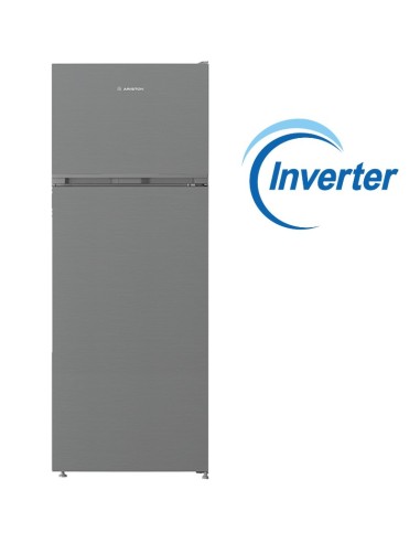 Réfrigérateur Ariston inox grande capacité ouverture porte LED Réfrigérateur Ariston inox grande capacité ouverture porte LED